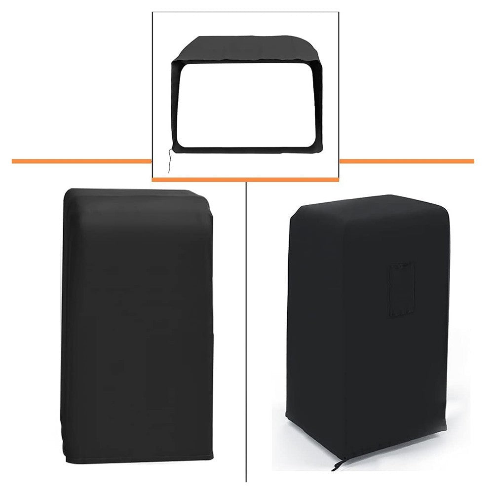 Proper Fit and Durability Portable Air Conditioner Unit Cover in Black