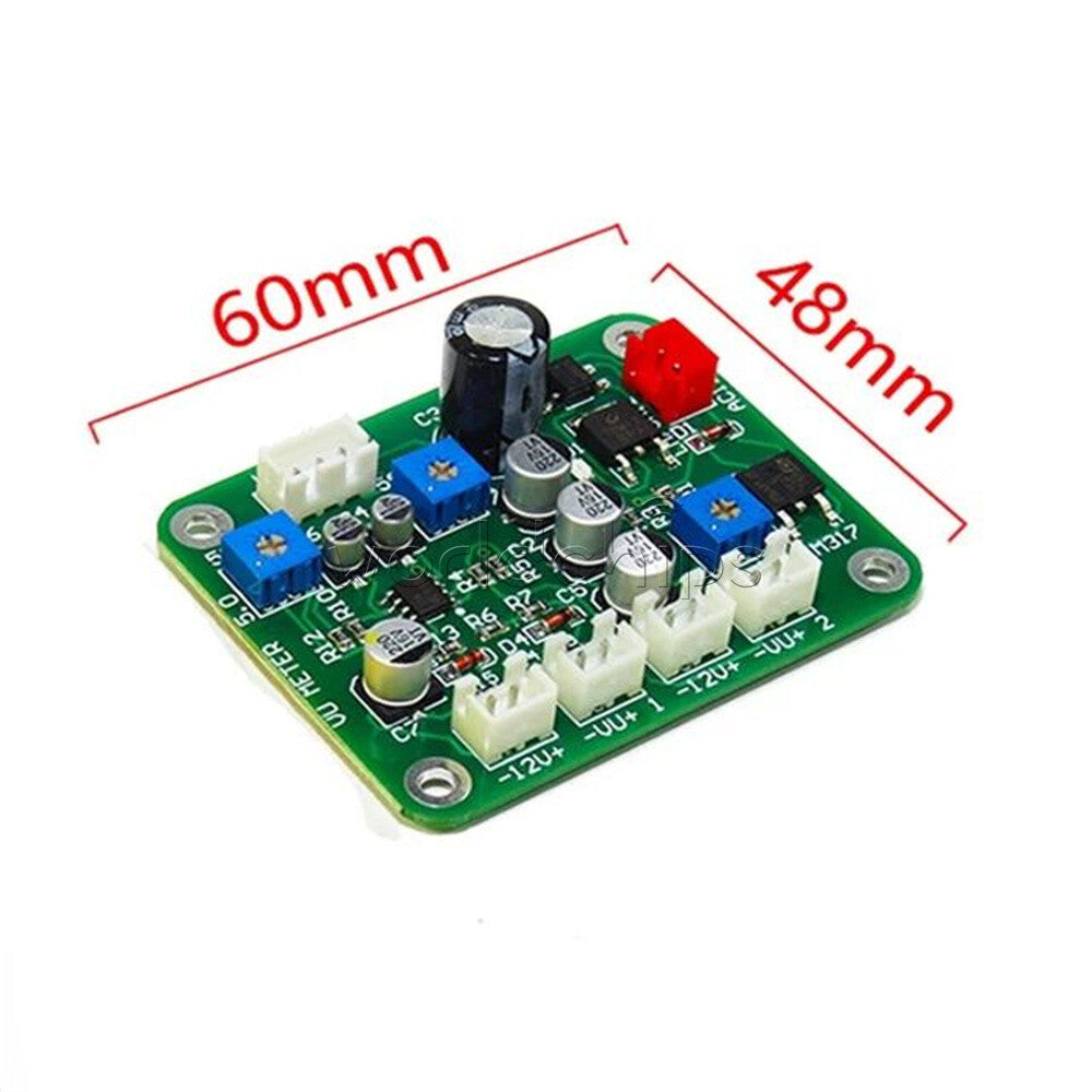 2-PACK VU Meter DB Panel Sound Level Display & Driver Board for DIY Amplifier