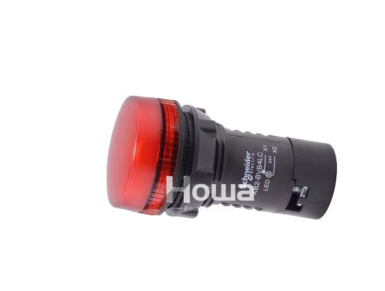 2pcs  LED Signal Indicator Light Red XB2BVB4LC XB2-BVB4LC DC24V