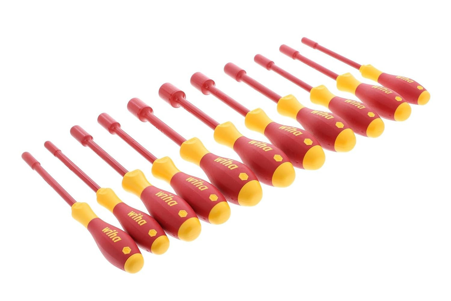 32296 11-Piece Insulated Nut Driver Set, 1000-Volt, Inch Sizes