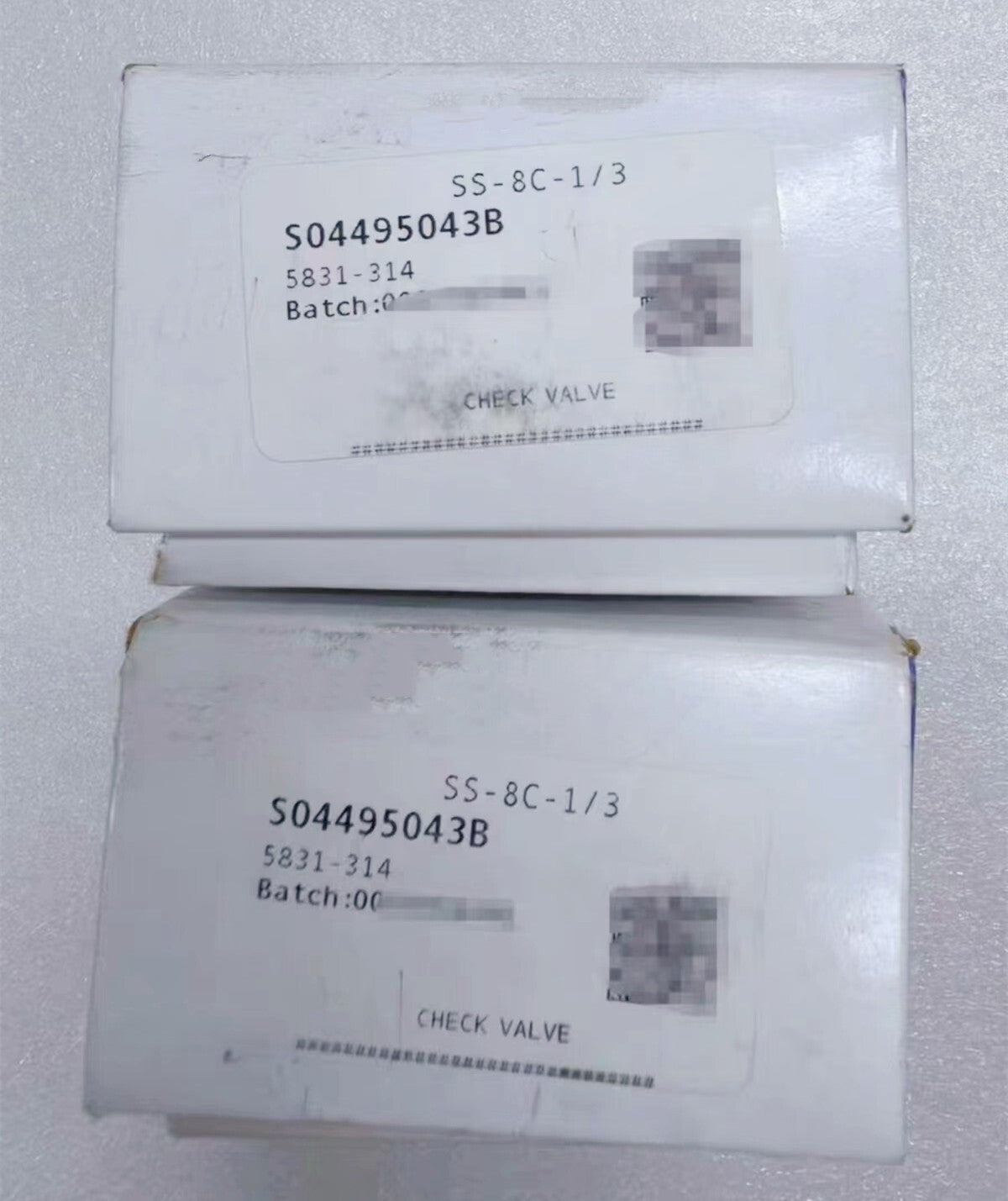 Free shipping 1PC  Swagelok SS-8C-1/3 one-way valve