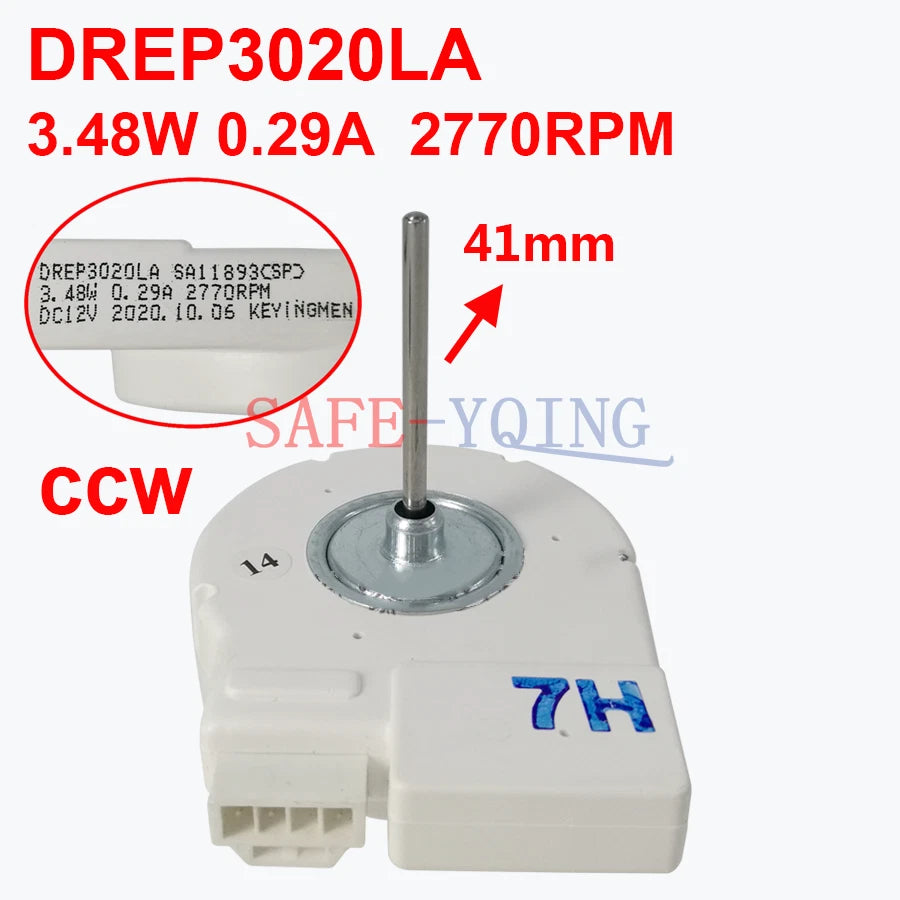 1PC   2770rpm DC12V DREP3020LA cooling motor fan for  3.48W 0.29A fan motor
