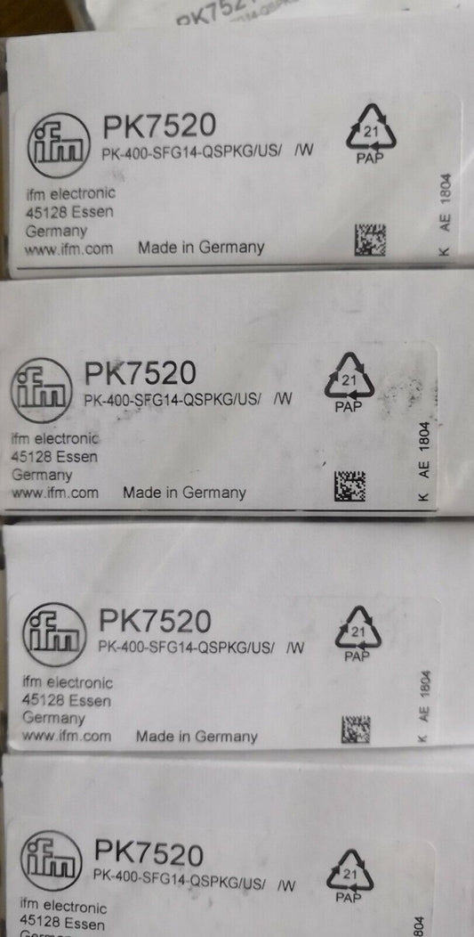 1pcs   IFM PK7520 Sensor