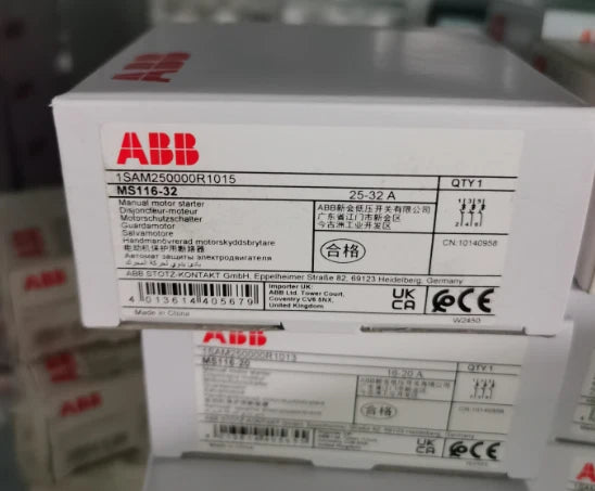 1PC  ABB 1SAM250000R1015 MS116-32 25-32A motor circuit breaker #P