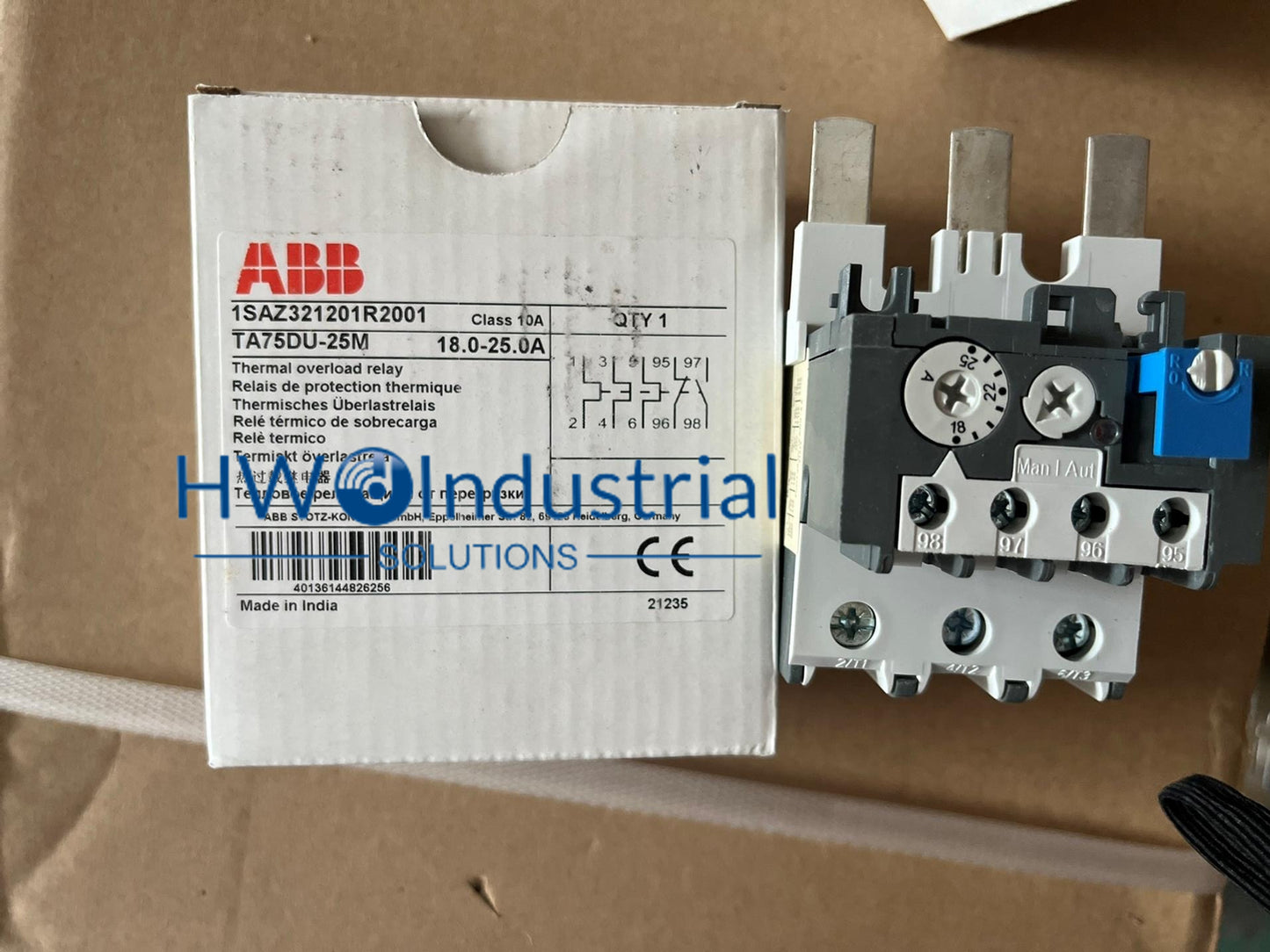 1PC  TA75DU-25M TA75DU25M 18-25A ABB Thermal Overload Relay