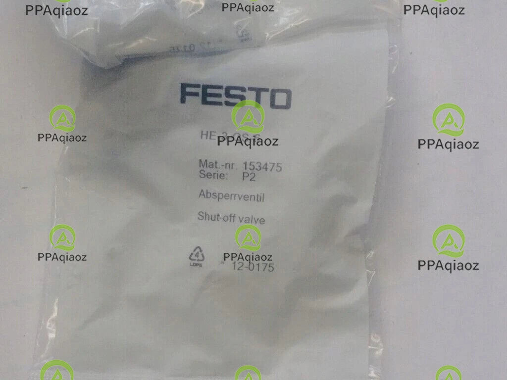 1PC FESTO HE-3-QS-6 153475 Globe Valve HE3QS6 Free Shipping