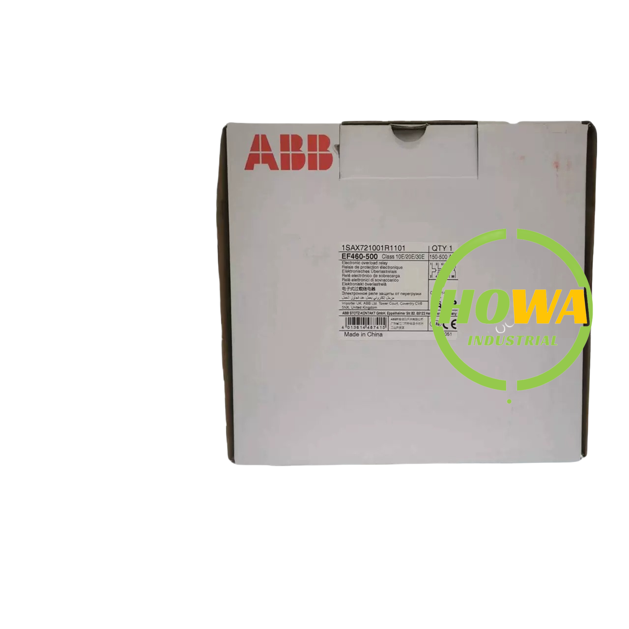 1/piece  ABB Contactor Thermal Overload Relay EF460-500 150-500A