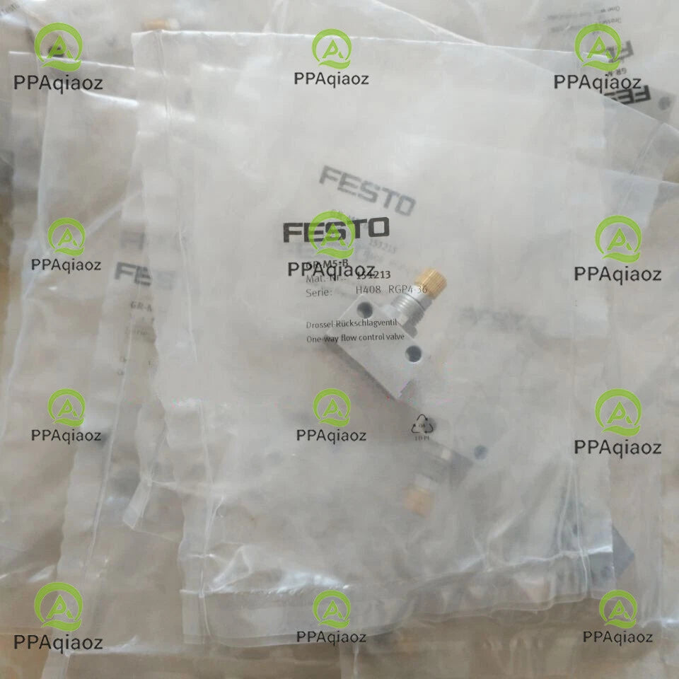 1PC  FESTO GR-M5-B One-Way 1-Way Flow Control Valve Contr Free Shipping GRM5B