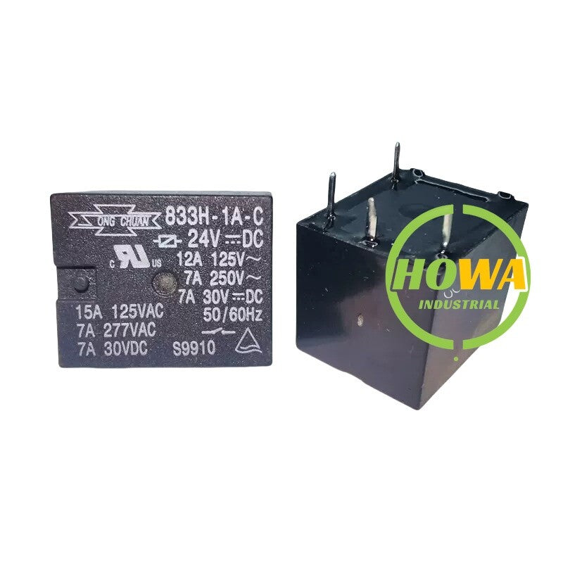 10/pieces  SONGCHUAN Power Relay 833H-1A-C 5VDC 12VDC 24VDC 4-pin