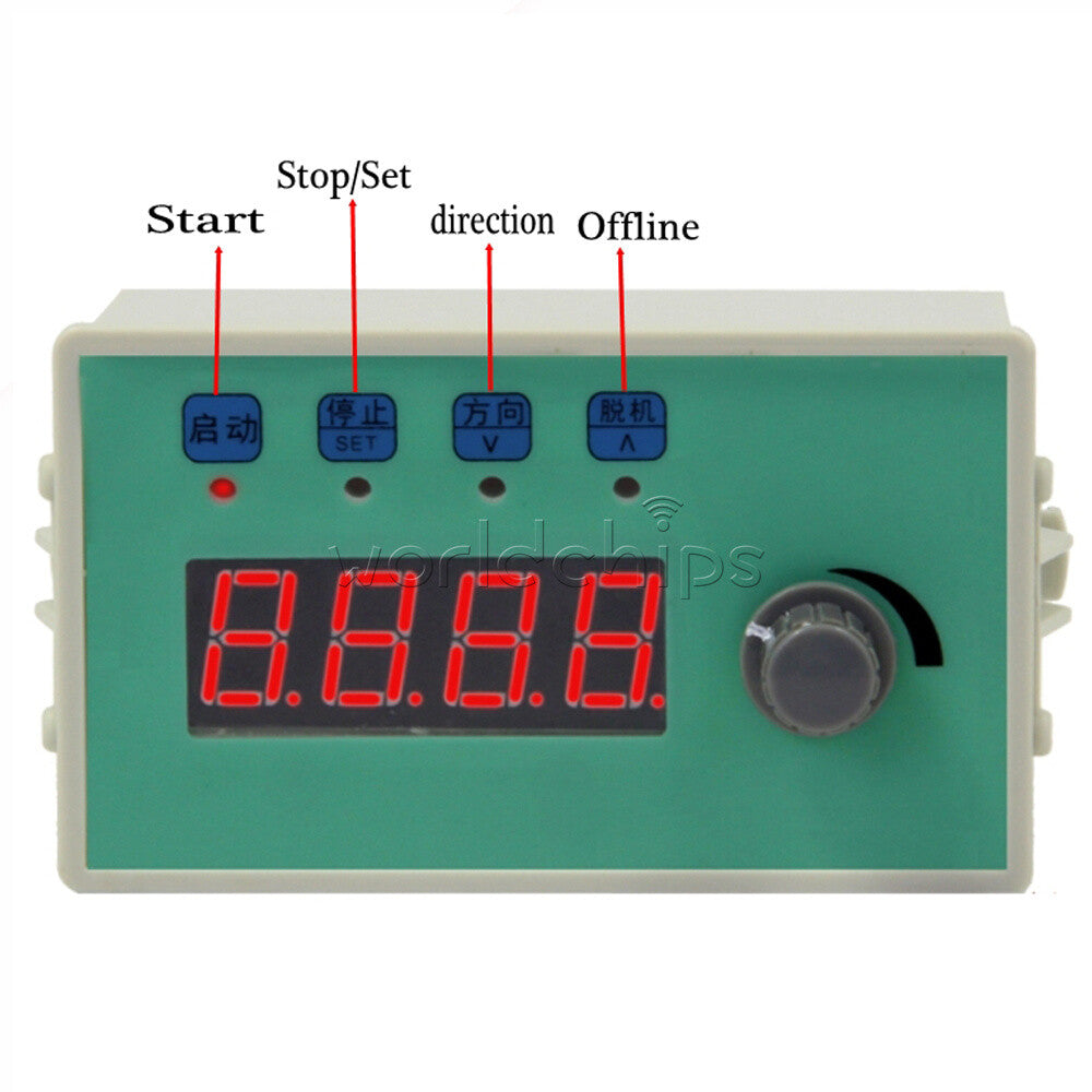 Adjustable Speed RPM Stepper Servo Motor Driver Controller Board Speed Reversal