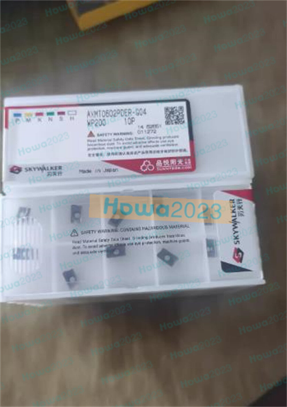 10Pcs/BOX AXMT0602PDER-G04 WP200 CNC Milling Blade Carbide Inserts