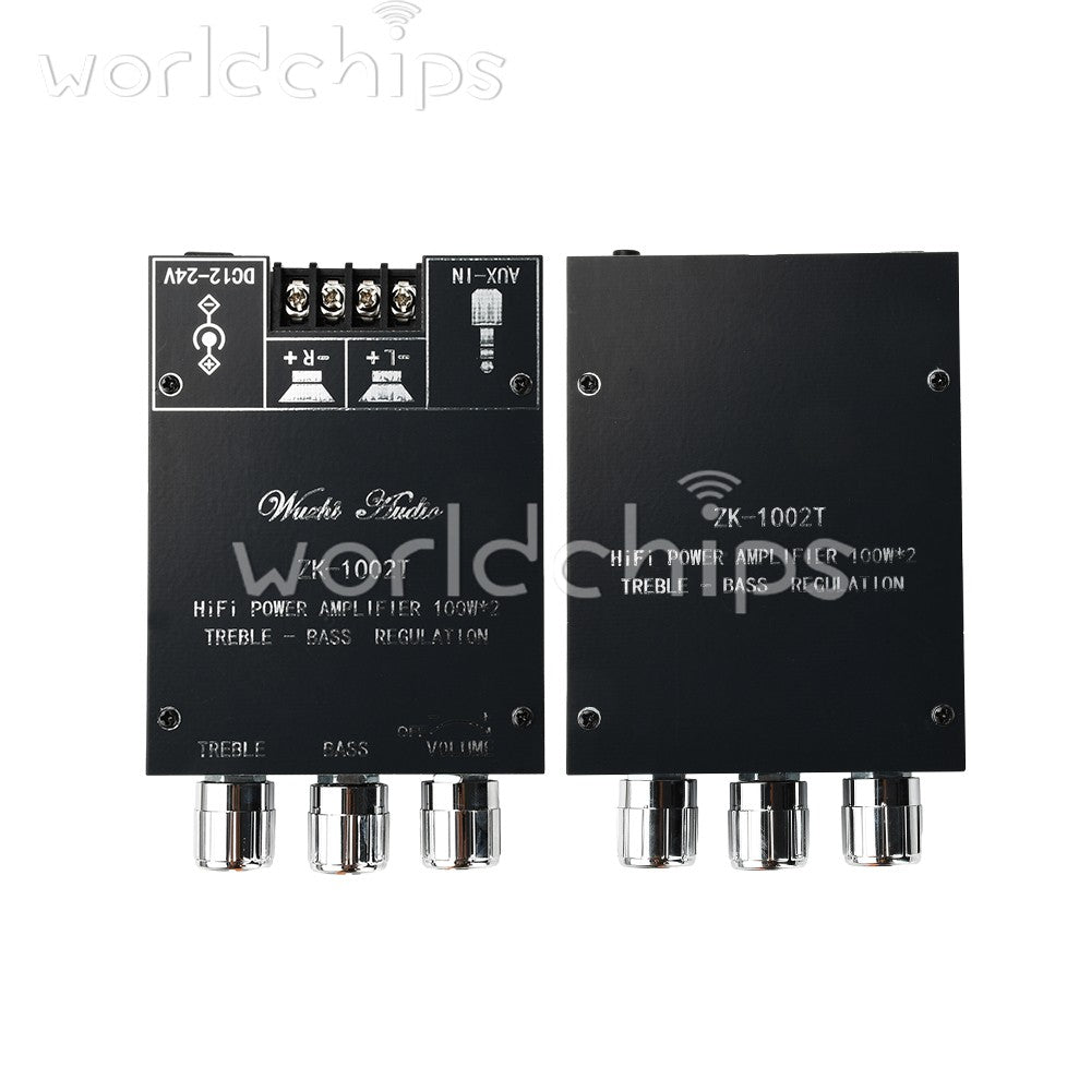 ZK-1002T Bluetooth 5.0 TPA3116 2-Channel 100WX2 Digital Audio Amplifier Module