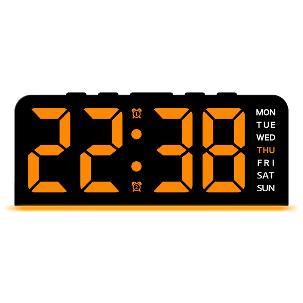 Digital Clock Snooze Clock Adjustable Brightness Levels Bedroom Or Office Use