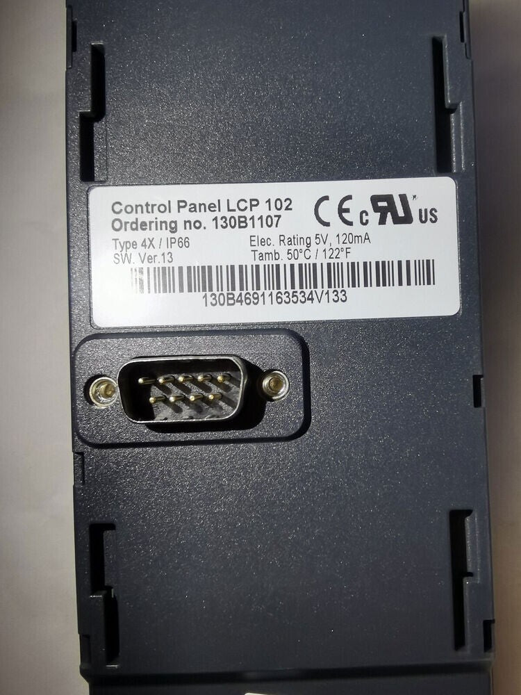 1 Pcs  LCP102 130B1107 control panel display For Danfoss FC301 FC302