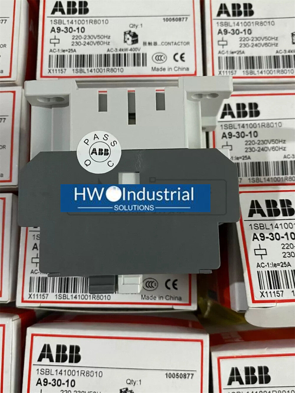 1/piece  ABB AC contactor A9-30-10 AC220V