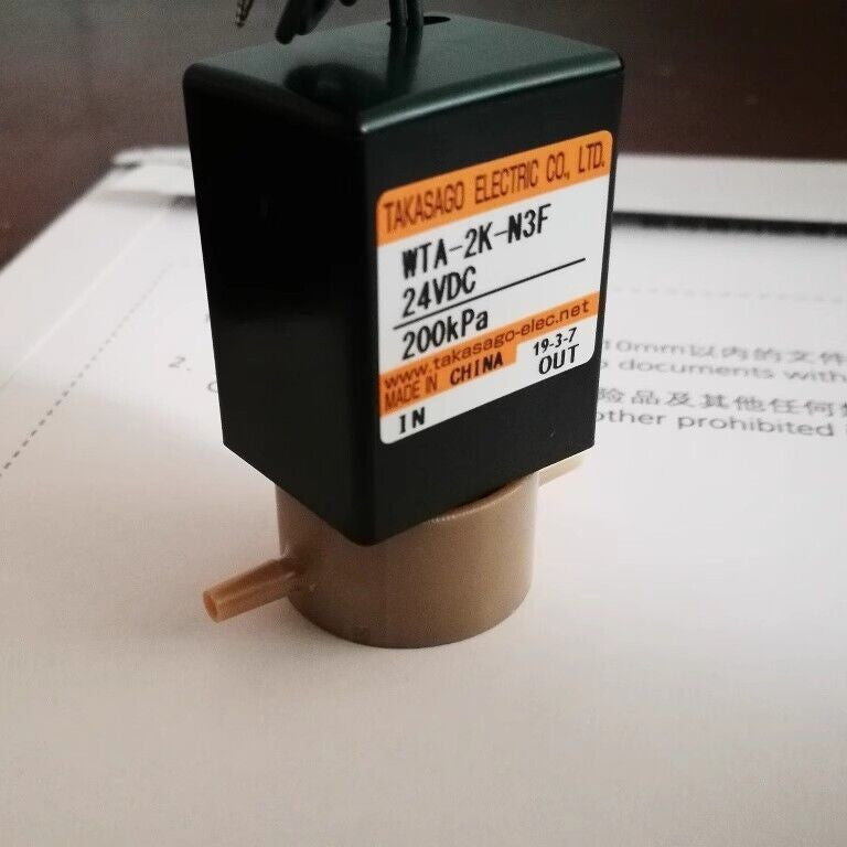 1pcs  TAKASAGO WTA-2K-N3F DC24V Plasma Cryogenic Machine Solenoid Valve