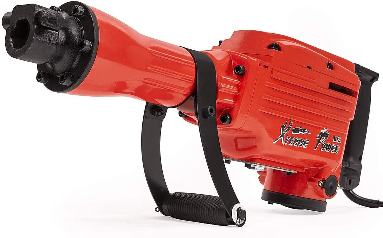 2200W Demolition Electric Jack Hammer, with Breaker Bar & Chisel Bits