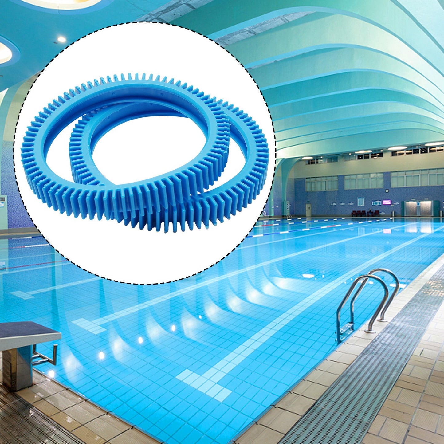 Replacement Back Tires For Pool Cleaner Compatible With For Hayward Vacuums