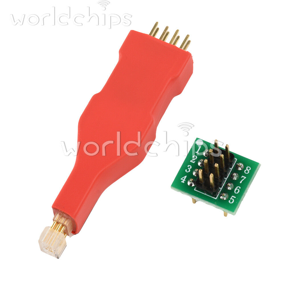 TSSOP8/MSOP8 Chip Spring Pin Burn Read Write Test Probe w/Program Download Cable