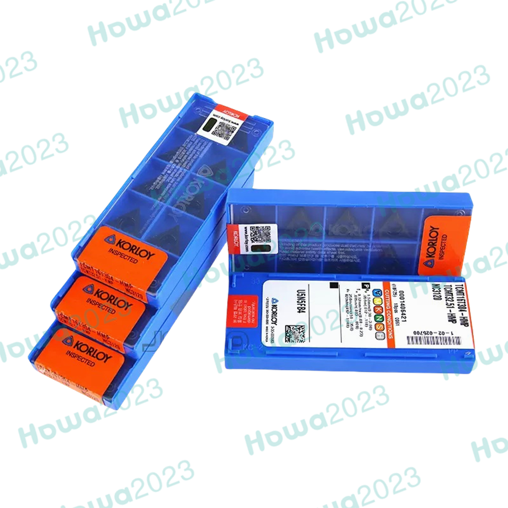 10PcsBox KORLOY TCMT16T304-HMP NC3120 TCMT32.51-HMP Carbide Insert Turning Blade