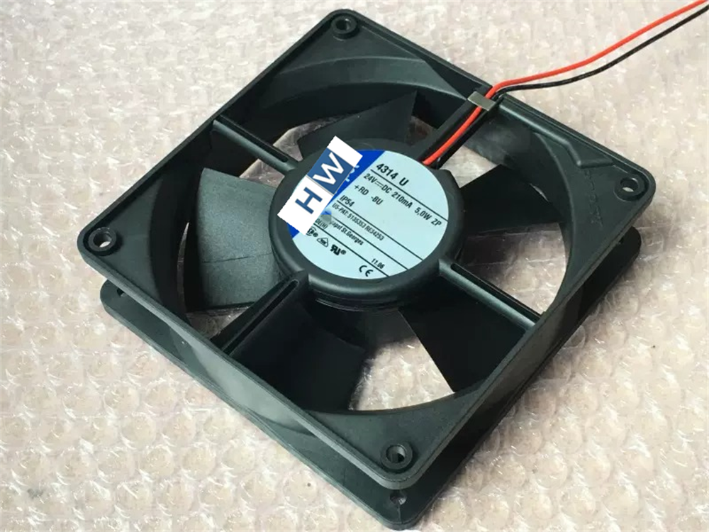 1/piece 4314U 210mA 24V 5.0W IP54 120*120*32MM Equipment Axial Flow Cooling Fan