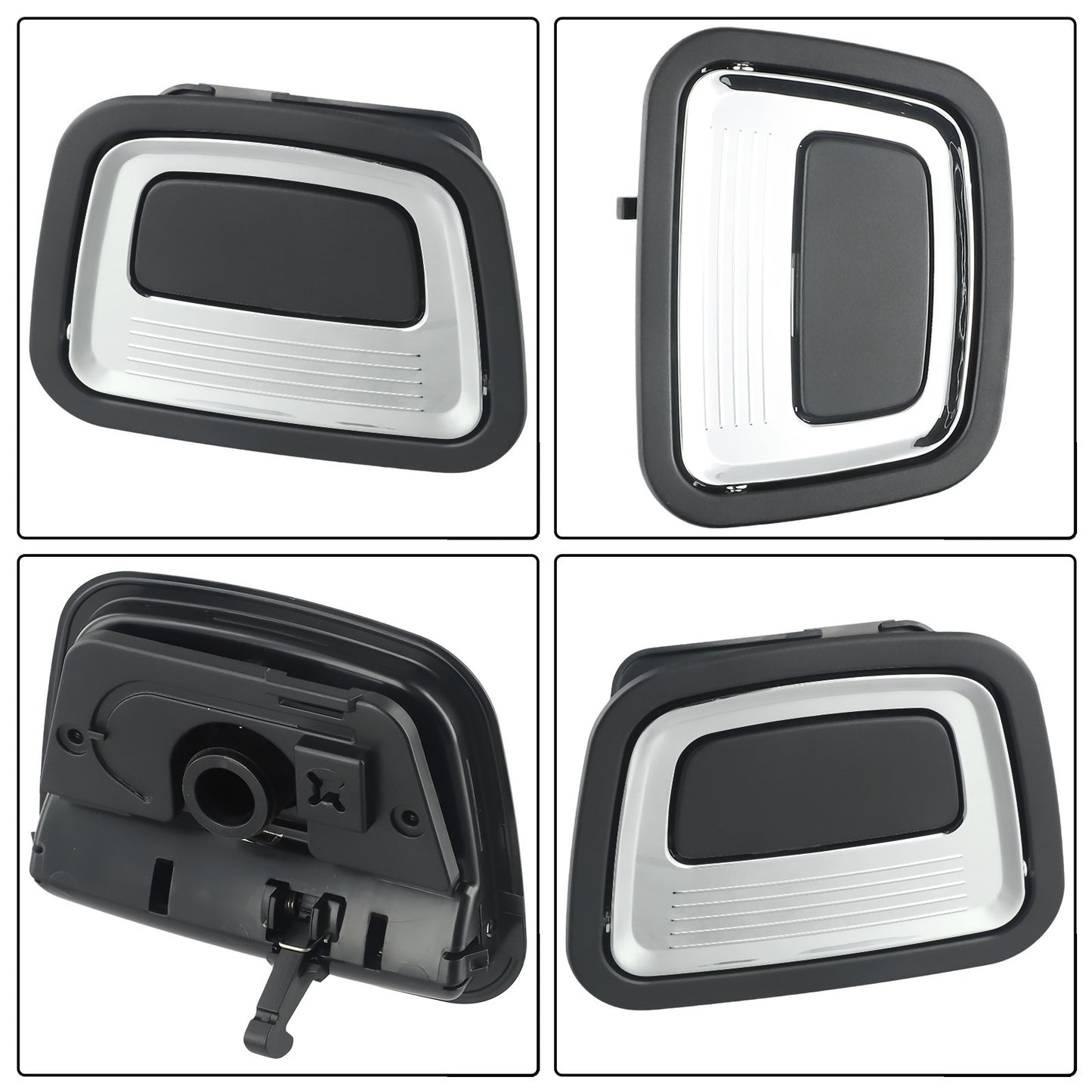 Handle Trim Trunk Floor Cover Rear 1pc Black   Car Accessories