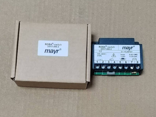 Mayr ROBA -switch 2/017.000.2 230..400V~ 1.8A- 10MΩ brake rectifier