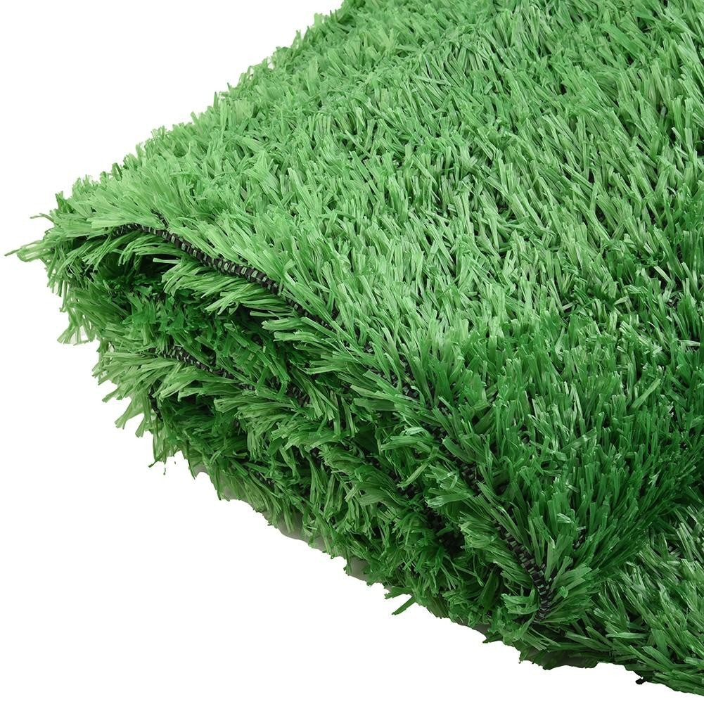 Artificial Grass Carpet Green Fake Synthetic Garden Landscape Lawn Mat Turf,