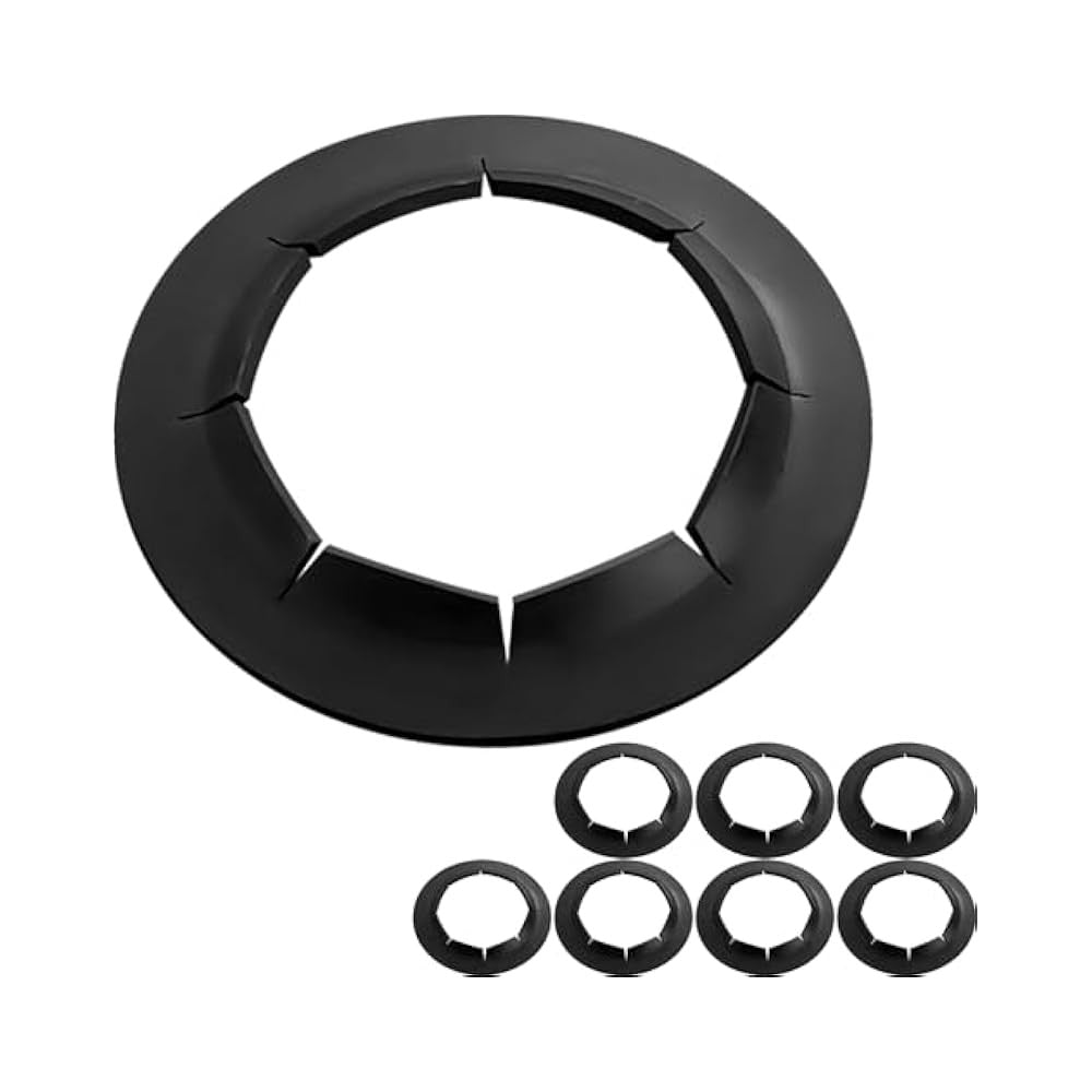 8-Pack Spring Steel Push-On Pushnuts, Fits 5/8" Dolly Axle Rods