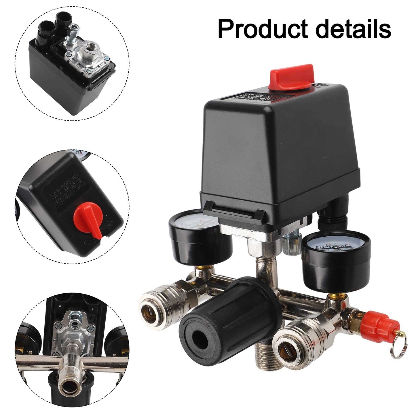 Compressor Pressure Switch Valve with Advanced Sealing and Lightweight Design
