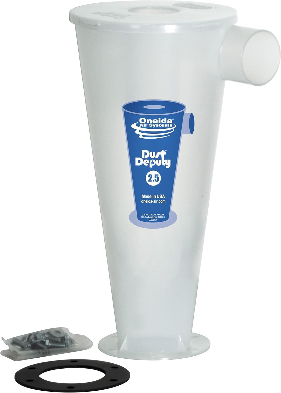 Cyclone Dust Separator 2.5 DIY XL - High CFM Collector for Wet/Dry Vacuums
