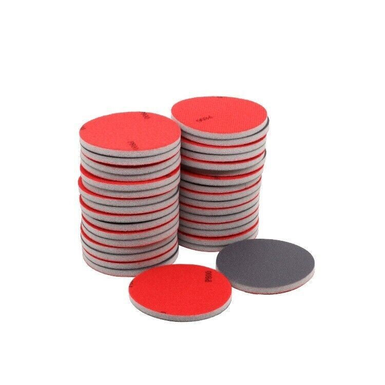 30Pcs 600 Grit Sanding Sponge 5 Inch Hook and Loop Sponge Sanding Disc Wet/Dry