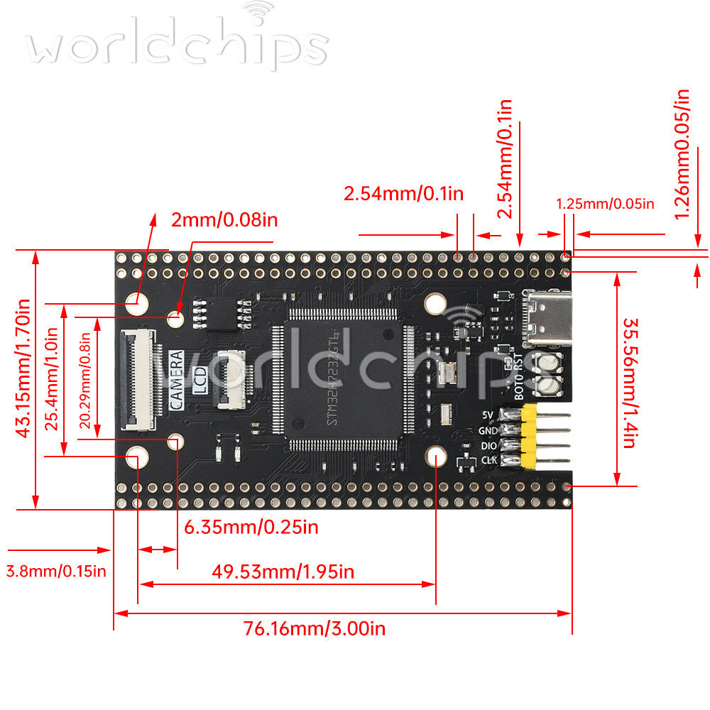 STM32H723ZGT6 Development Board STM32H723 Core Board STM32 System Learning Board