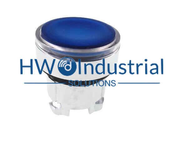 1PC Flat Head with Lights Button Head Blue ZB4BW363 ZB4-BW363