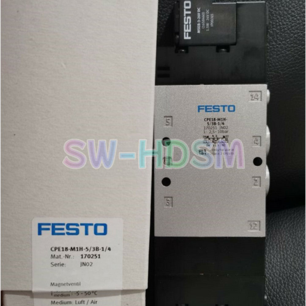 1PCS   Festo CPE18-M1H-5/3B-1/4 Solenoid Valve Freight Free