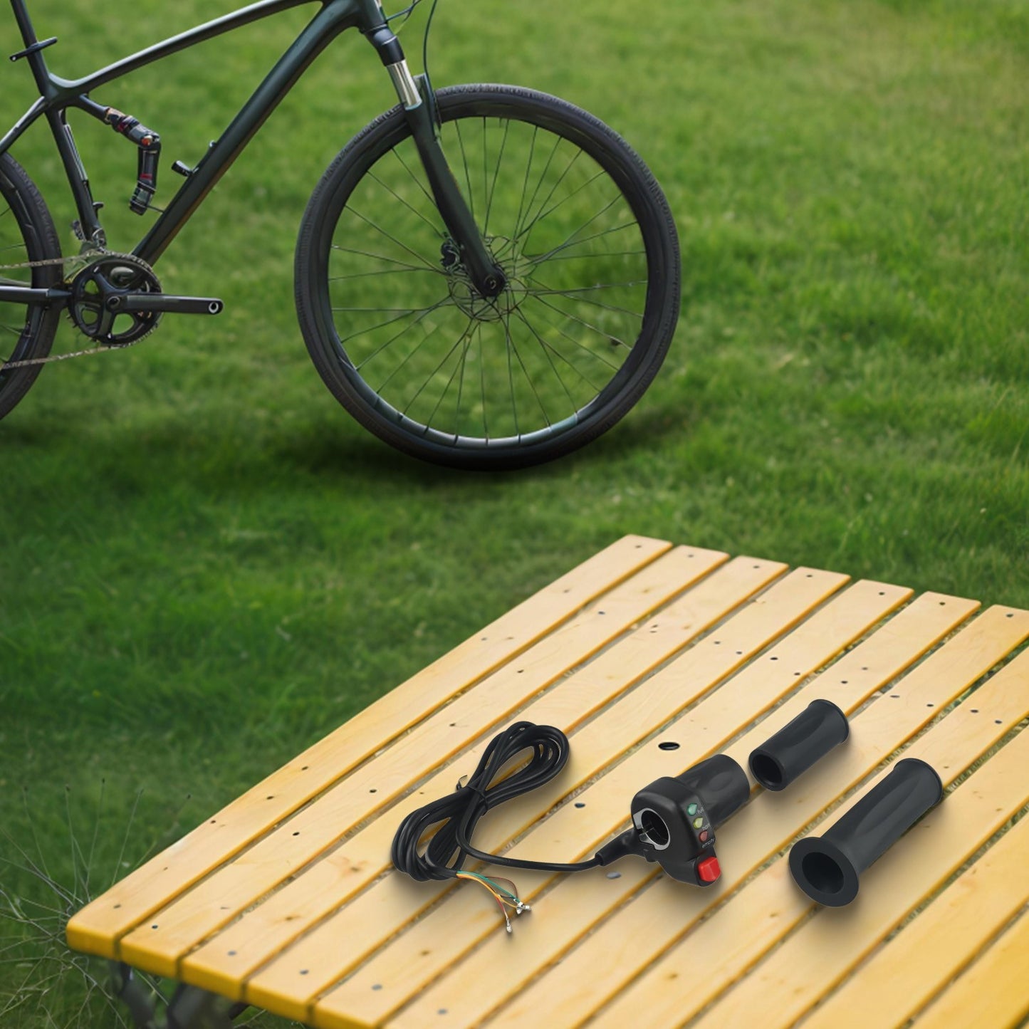 Convenient 1 8m Cable Length Electric Bike Thumb Throttle Fit Handlebar 22 2mm