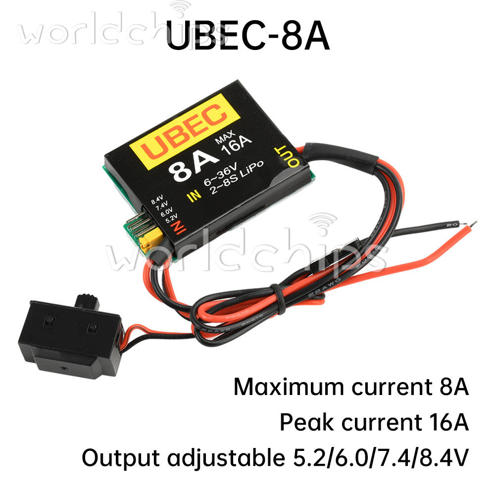 2S-8S 6-36V UBEC-8A BEC & DUAL UBEC Servo Independent Power Supply Module RC Car