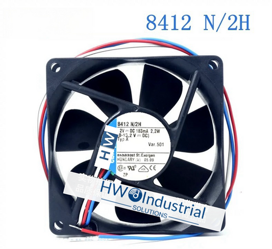 1/piece 8412 N/2H 8412N/2H 12V 183mA 2.2W 8cm 8025 inverter cooling fan