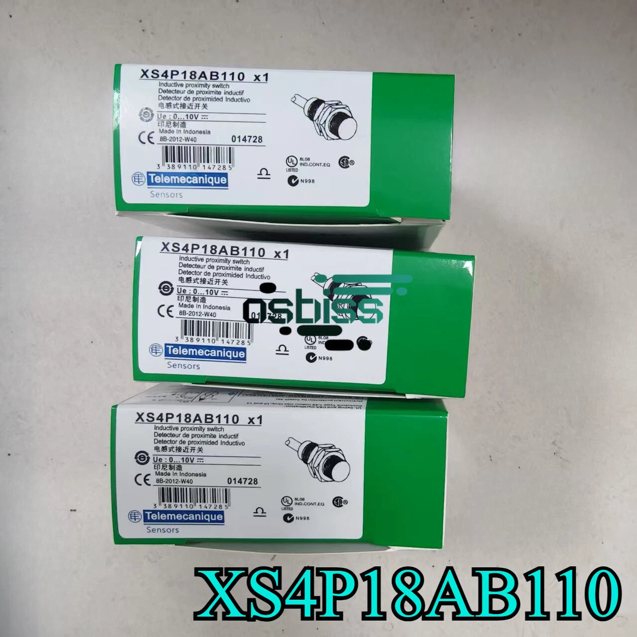 1X Telemecanique Proximity Switch Sensor XS4P18AB110 Free Shipping #P