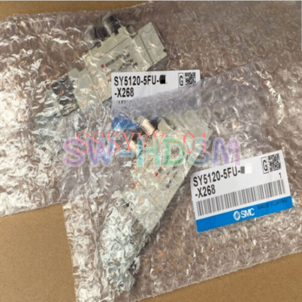 1PCS  for SMC SY5120-5FU-C8-X268 Solenoid Valve SY51205FUC8X268 Freight Free