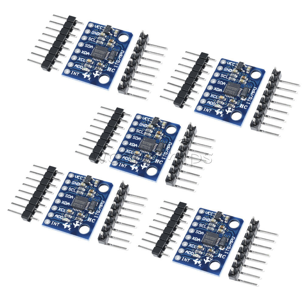 100PCS MPU-6050 Module 3 Axis Gyroscope+Accelerometer For Arduino MPU 6050T