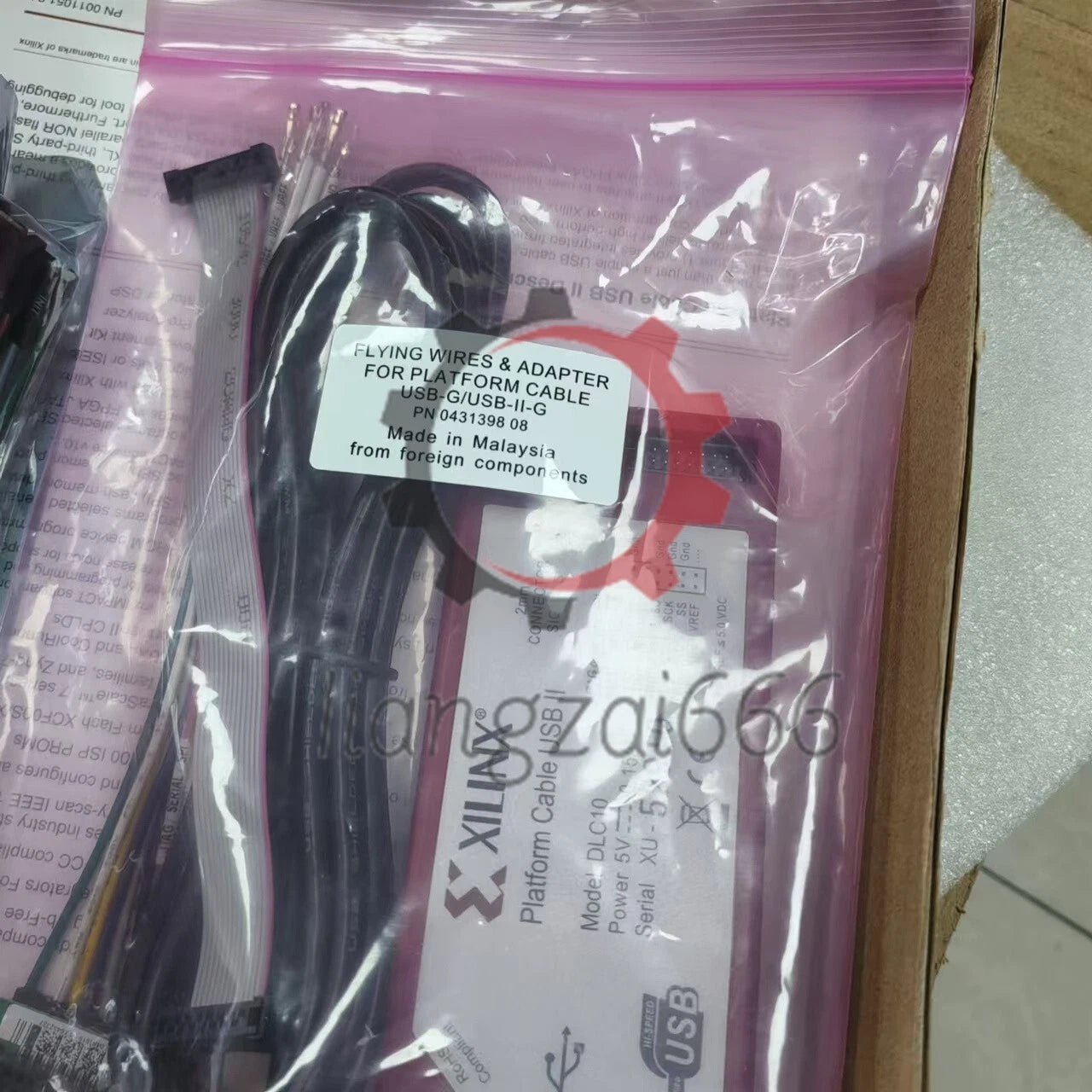 XILINX DLC10 Platform Cable USB II HW-USB-II-G Free shipping #P