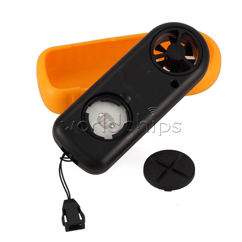 Digital LCD Anemometer Thermometer Air Velocity Wind Speed Meter Tester Gauge