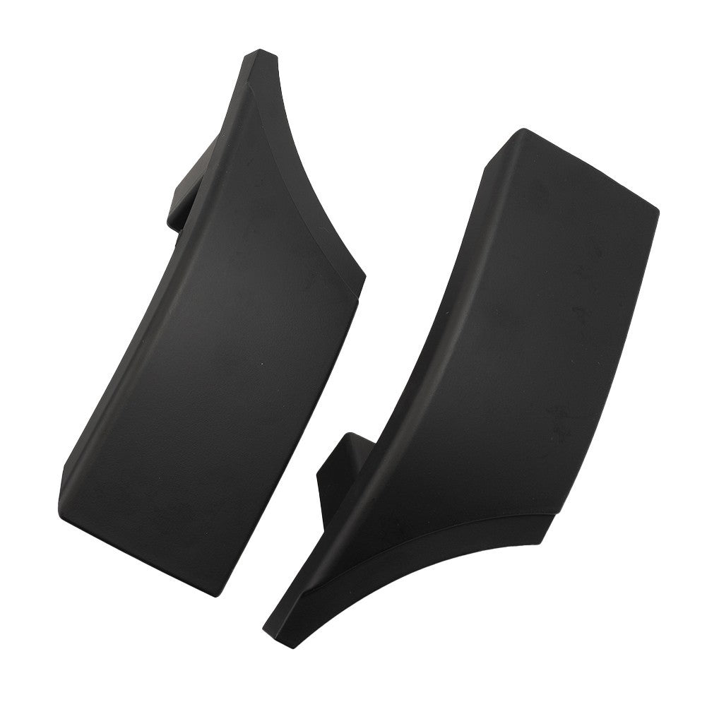 Headlight Lower Kit Front Bumper Grille Metal Molding Trim Panel Moulding Black