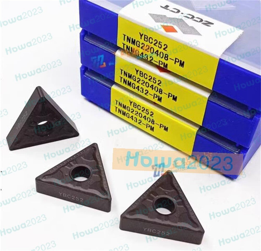 10Pcs/BOX TNMG220408-DM YBC252 TNMG432-DM Carbide Inserts Turning CNC Blade