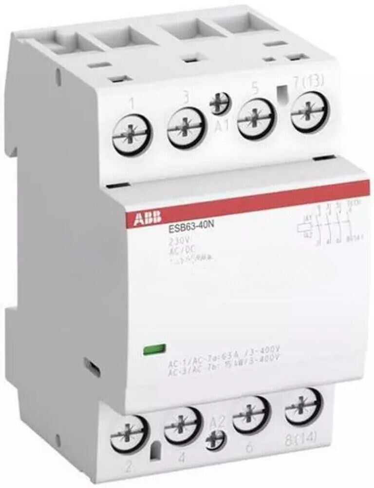 1PC  FOR ABB Building Contactor ESB63-40N-06 230V 63A 10228837