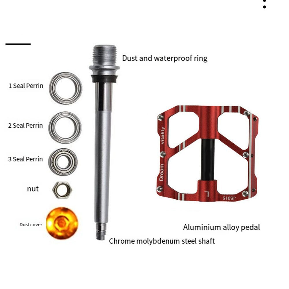 High Performance Aluminum Bicycle Pedals with Sealed Bearings for Road Bikes