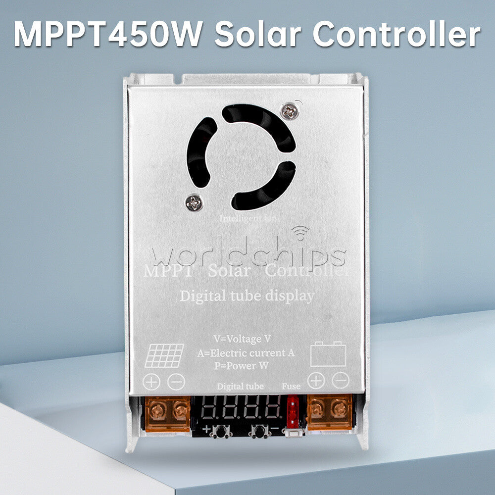 MPPT 450W Booster Solar Controller DC12-50V Step-up Charging 24V/36V/48V/60V/72V
