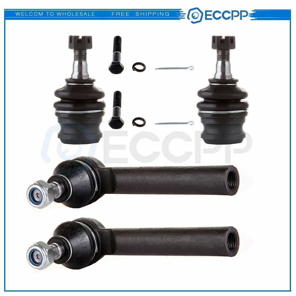 For 1998-2017 2018 Subaru Forester 4PCS Front Lower Ball Joints Outer Tie Rods