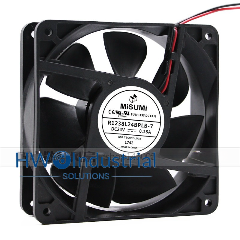 MiSUMi R1238L24BPLB-7 24V 0.18A 12CM 12038 12CM Chassis Cooling Fan